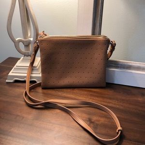 Light Brown Crossbody Purse